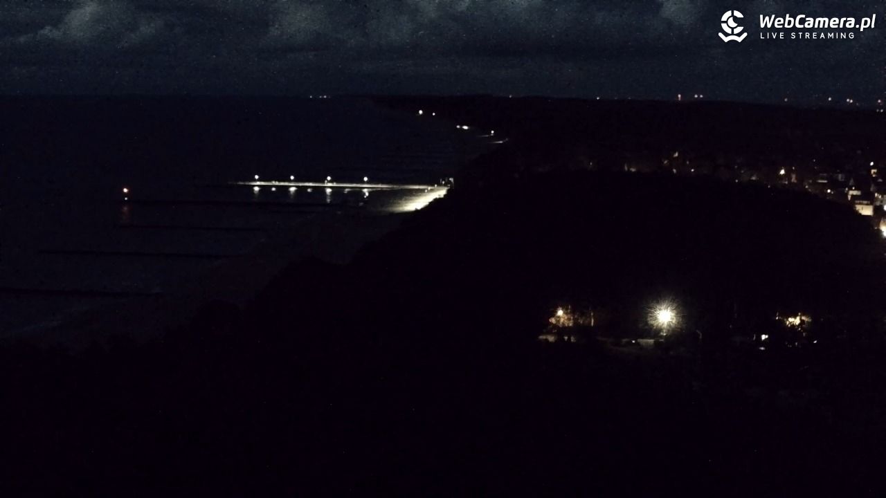 NIECHORZE - panoramiczny widok na plażę - 14 wresień 2025, 20:07