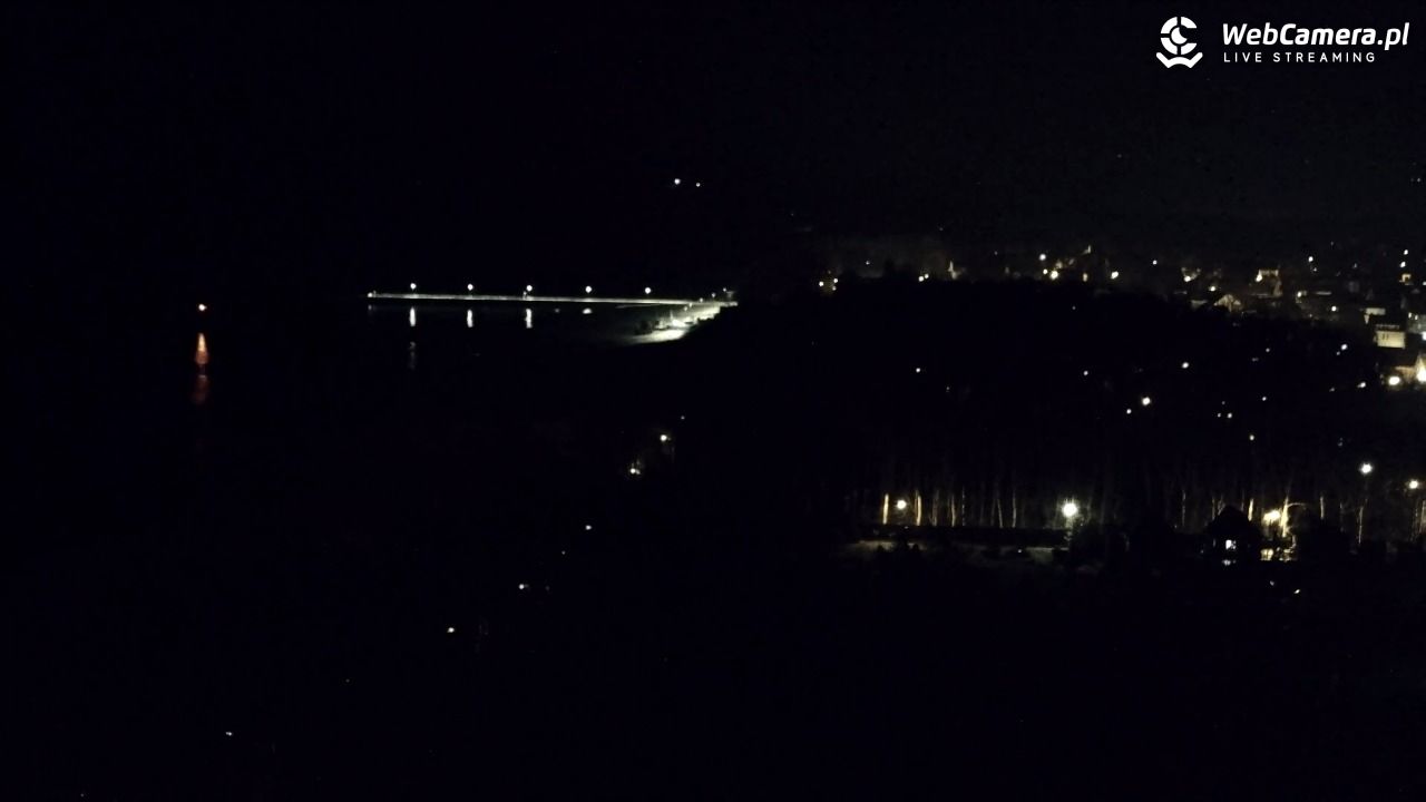NIECHORZE - panoramiczny widok na plażę - 18 grudzień 2025, 23:00