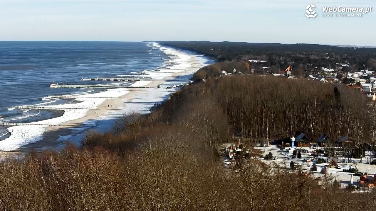 NIECHORZE - panoramiczny widok na plażę - 01 luty 2026, 12:39