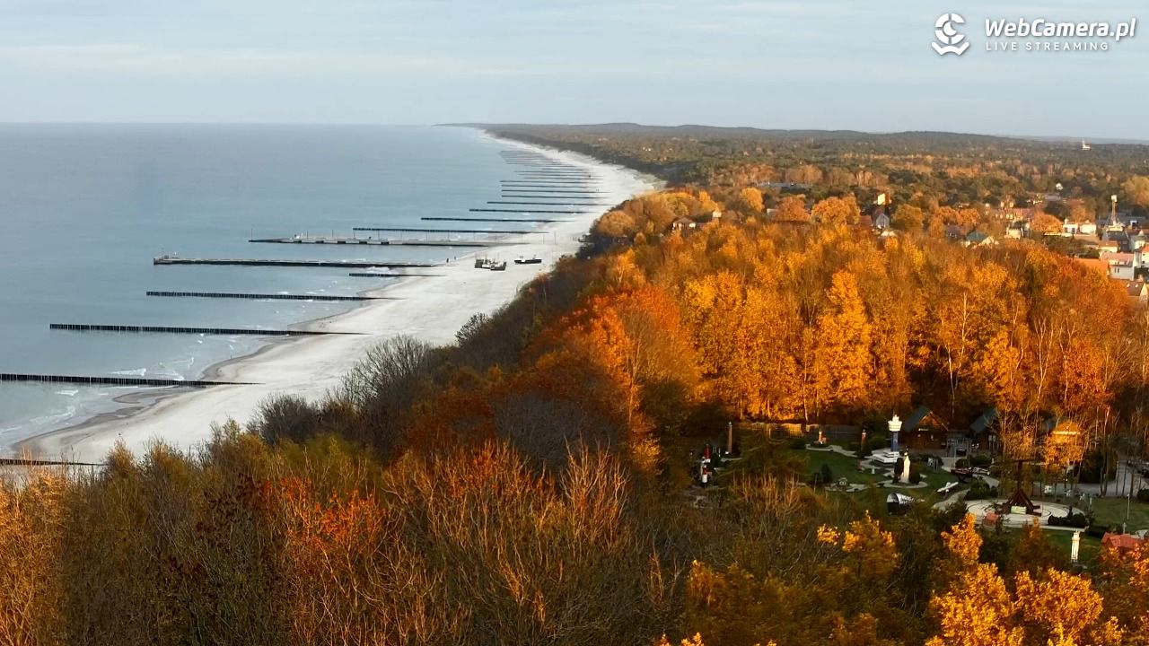NIECHORZE - panoramiczny widok na plażę - 04 listopad 2025, 16:01