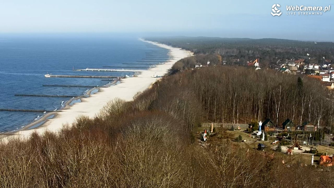 NIECHORZE - panoramiczny widok na plażę - 17 marzec 2026, 14:53