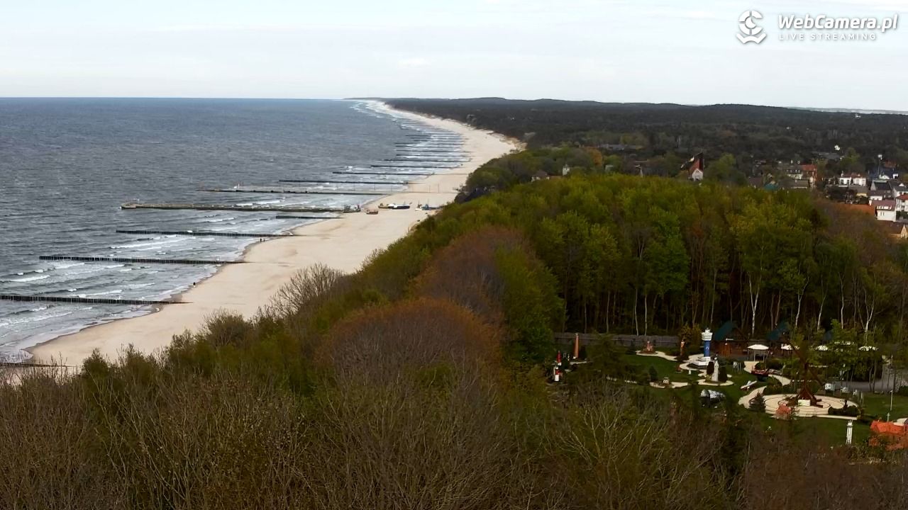 NIECHORZE - panoramiczny widok na plażę - 08 maj 2026, 17:30