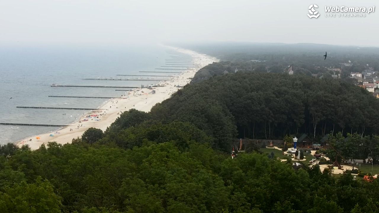 NIECHORZE - panoramiczny widok na plażę - 21 czerwiec 2026, 14:34