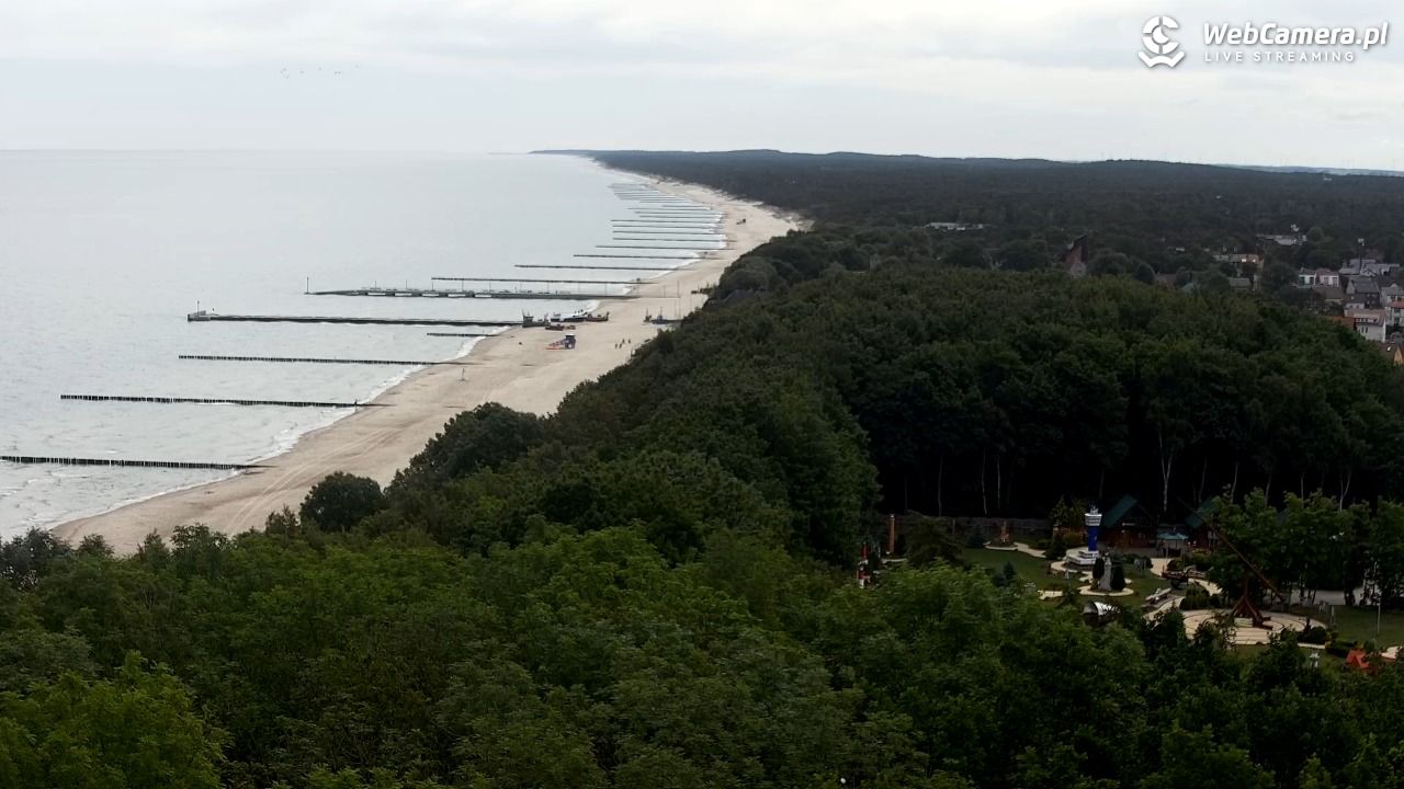 NIECHORZE - panoramiczny widok na plażę - 23 czerwiec 2026, 09:16