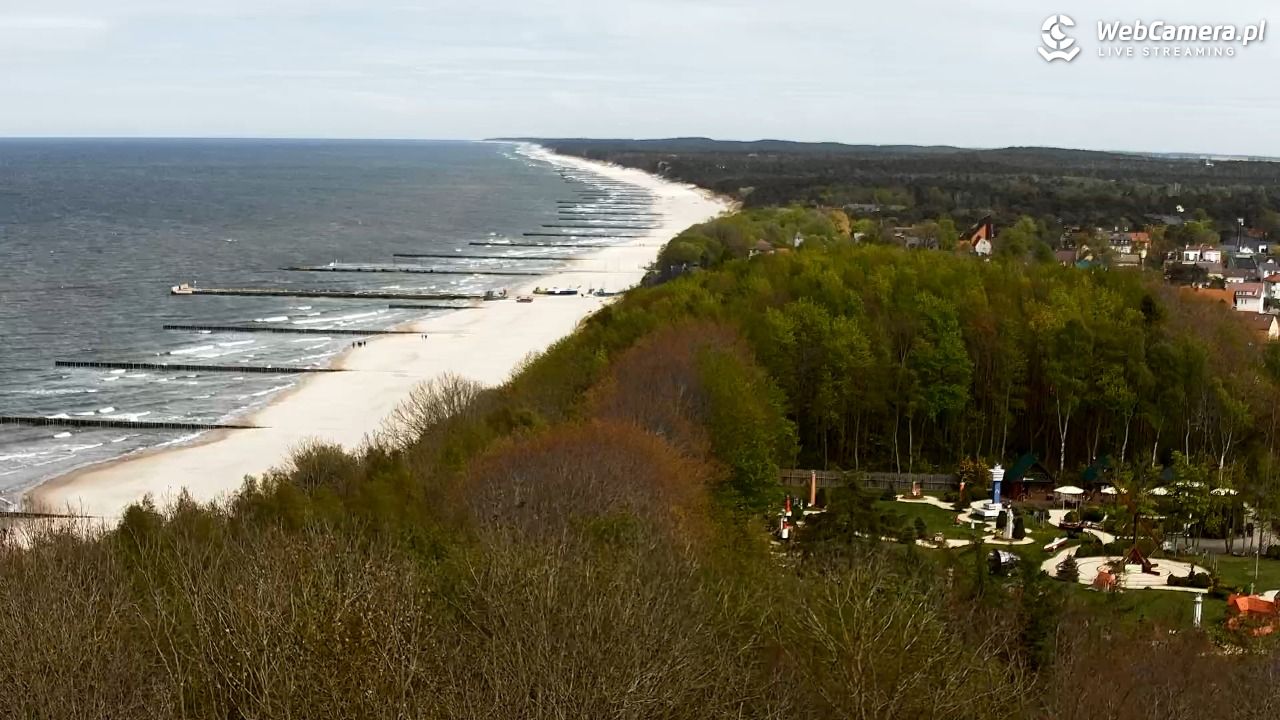 NIECHORZE - panoramiczny widok na plażę - 08 maj 2026, 14:18