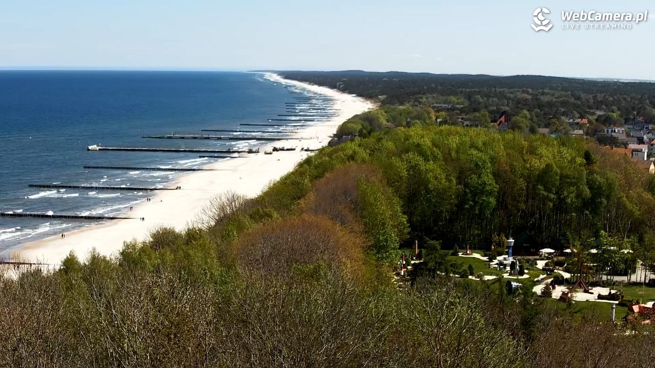 NIECHORZE - panoramiczny widok na plażę - 09 maj 2026, 11:59