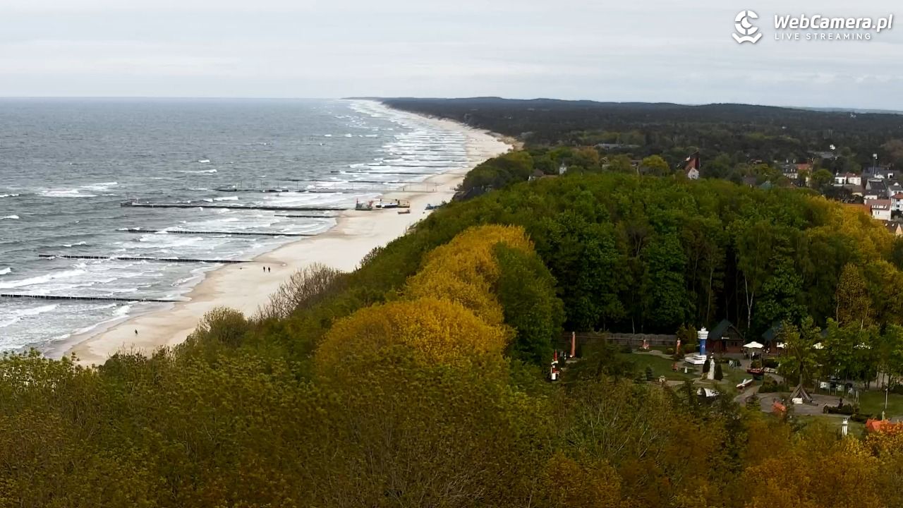 NIECHORZE - panoramiczny widok na plażę - 16 maj 2025, 14:17