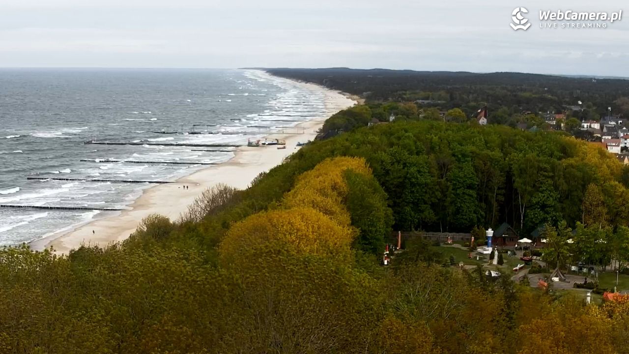 NIECHORZE - panoramiczny widok na plażę - 16 maj 2025, 14:17