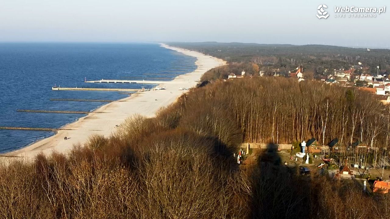 NIECHORZE - panoramiczny widok na plażę - 22 marzec 2026, 17:08