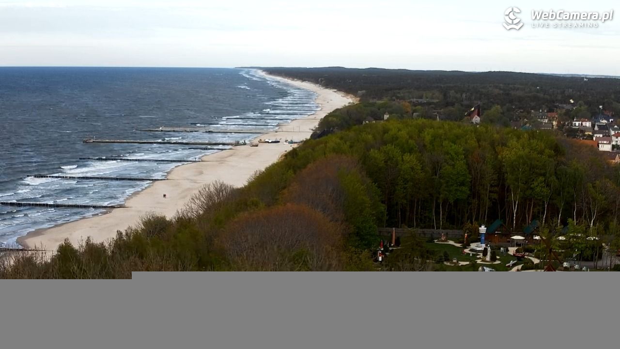 NIECHORZE - panoramiczny widok na plażę - 08 maj 2026, 19:07
