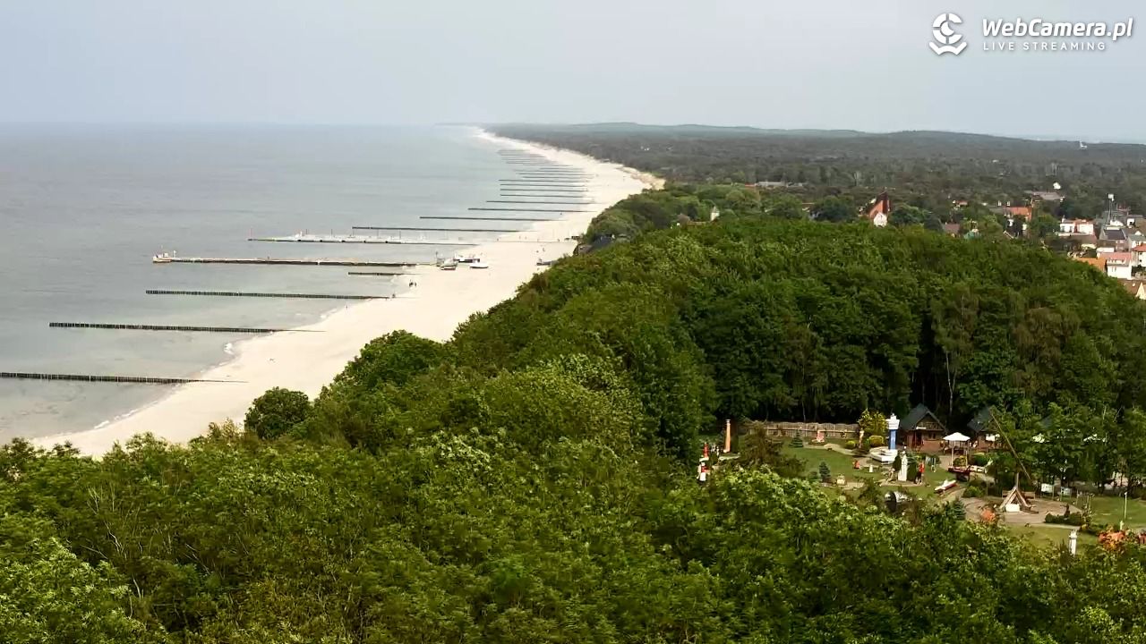 NIECHORZE - panoramiczny widok na plażę - 08 czerwiec 2025, 15:22