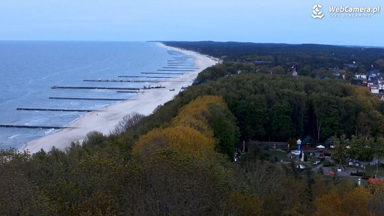 NIECHORZE - panoramiczny widok na plażę - 13 maj 2025, 21:01