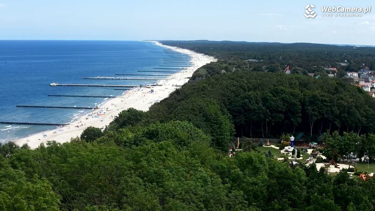 NIECHORZE - panoramiczny widok na plażę - 23 czerwiec 2026, 13:03
