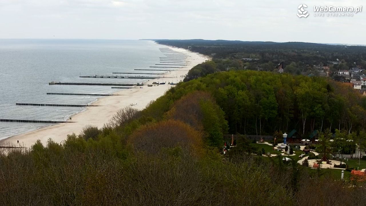 NIECHORZE - panoramiczny widok na plażę - 10 maj 2026, 14:18