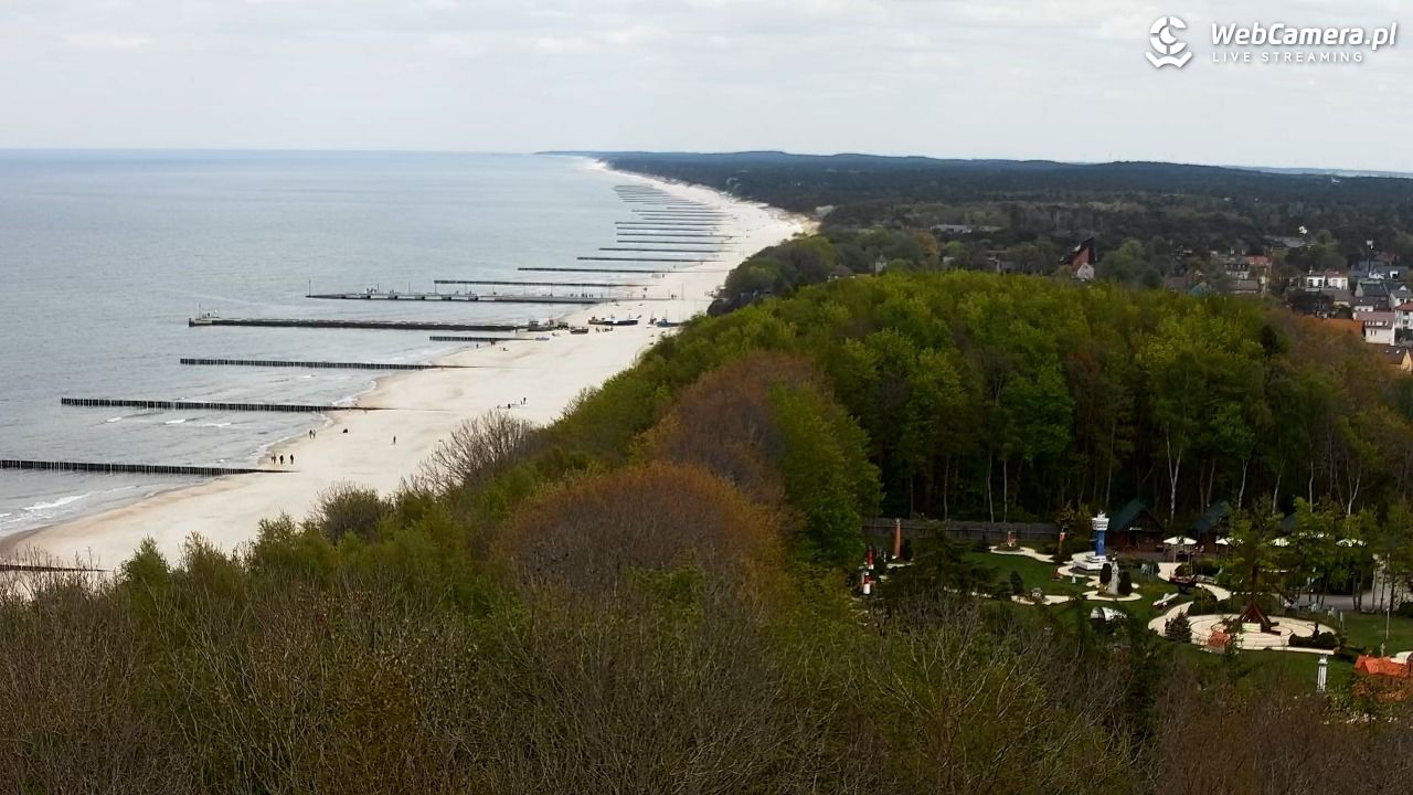 NIECHORZE - panoramiczny widok na plażę - 10 maj 2026, 13:59