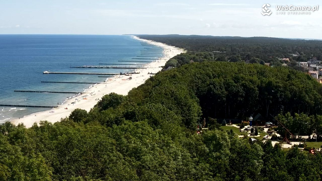 NIECHORZE - panoramiczny widok na plażę - 23 czerwiec 2026, 11:10