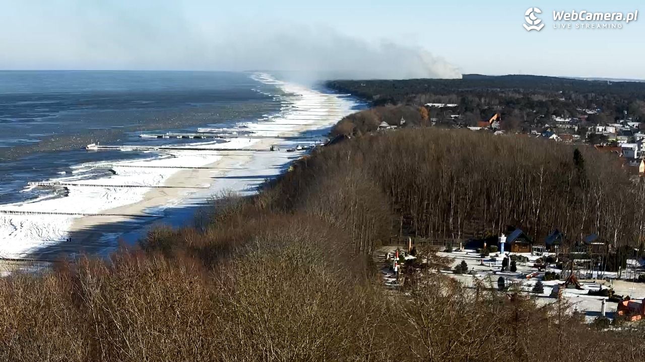 NIECHORZE - panoramiczny widok na plażę - 03 luty 2026, 12:13