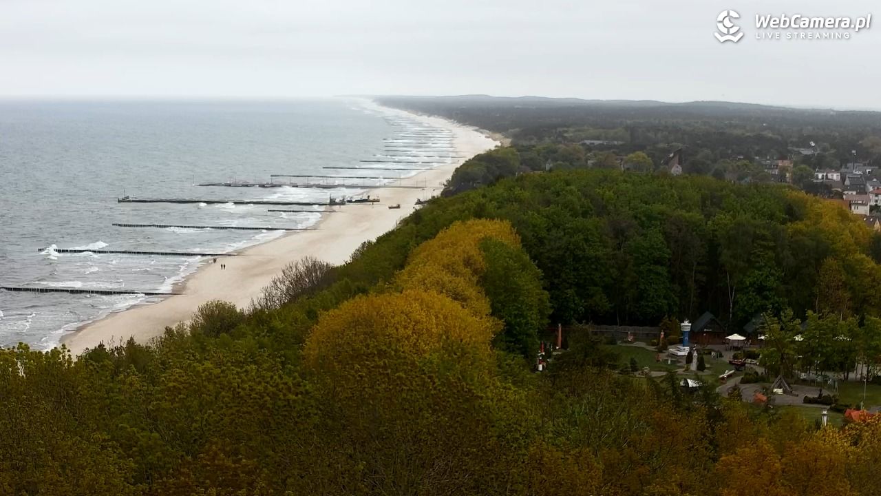 NIECHORZE - panoramiczny widok na plażę - 14 maj 2025, 15:57