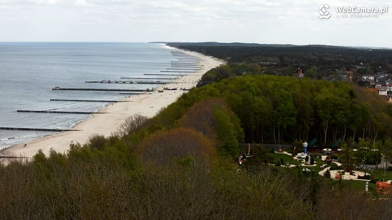 NIECHORZE - panoramiczny widok na plażę - 10 maj 2026, 12:36