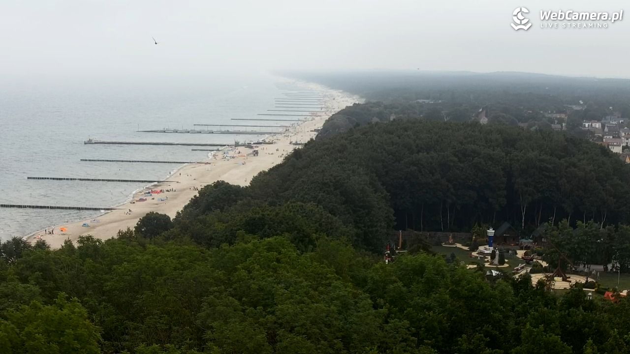 NIECHORZE - panoramiczny widok na plażę - 21 czerwiec 2026, 14:46