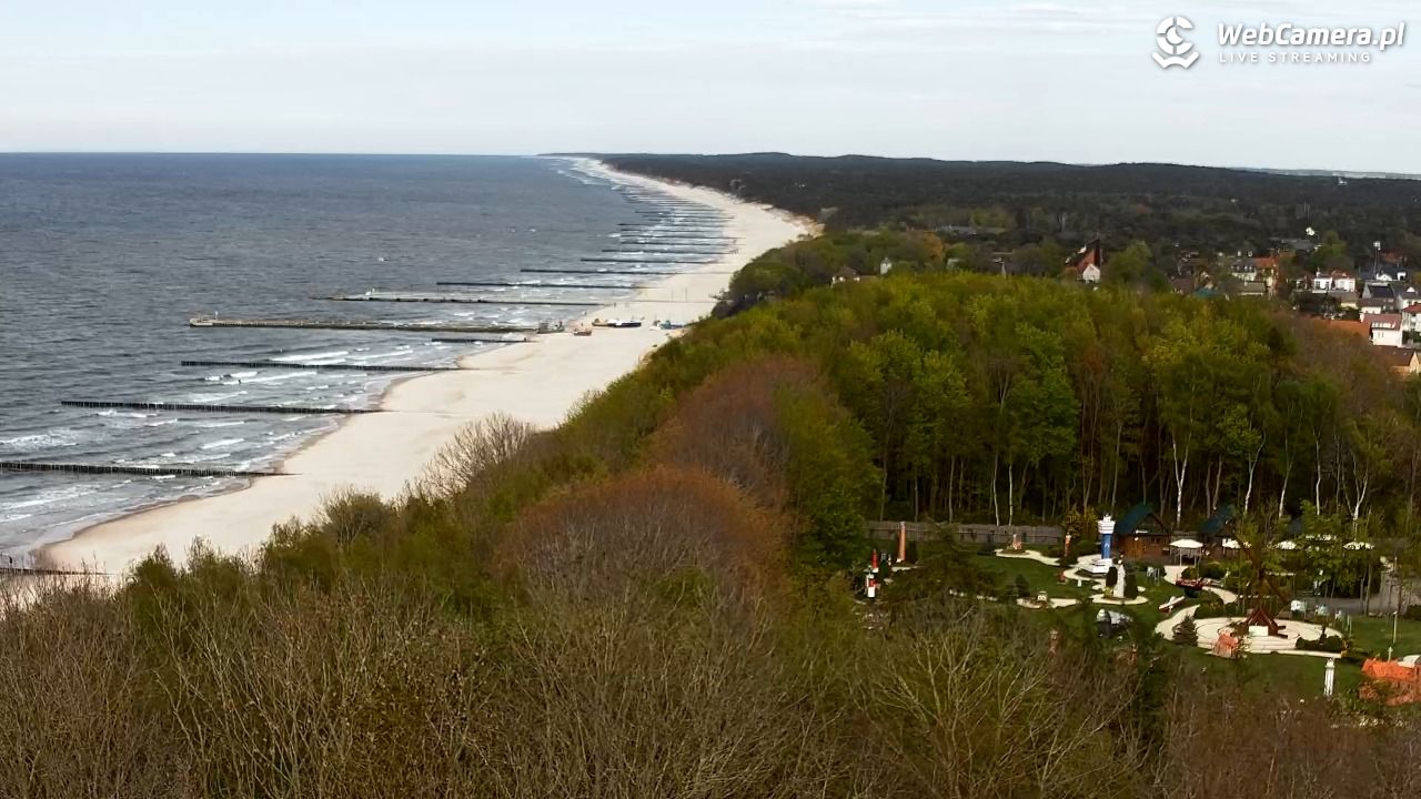 NIECHORZE - panoramiczny widok na plażę - 08 maj 2026, 17:04