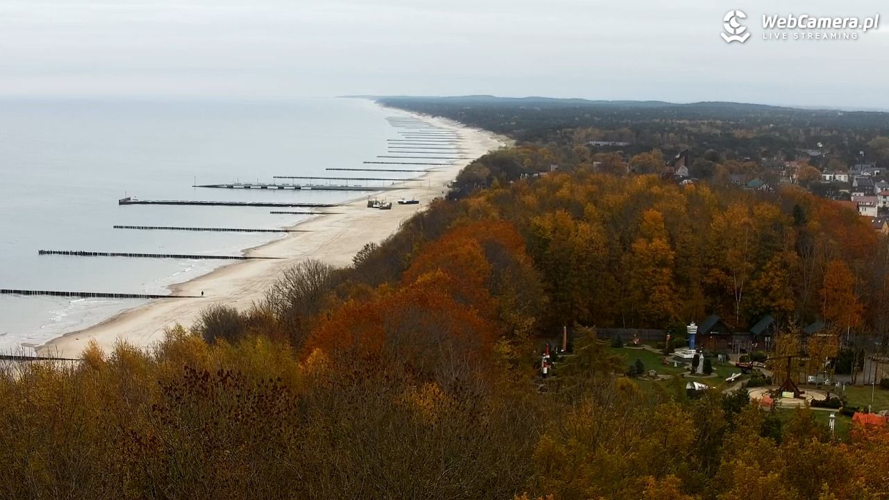 NIECHORZE - panoramiczny widok na plażę - 02 listopad 2025, 09:05
