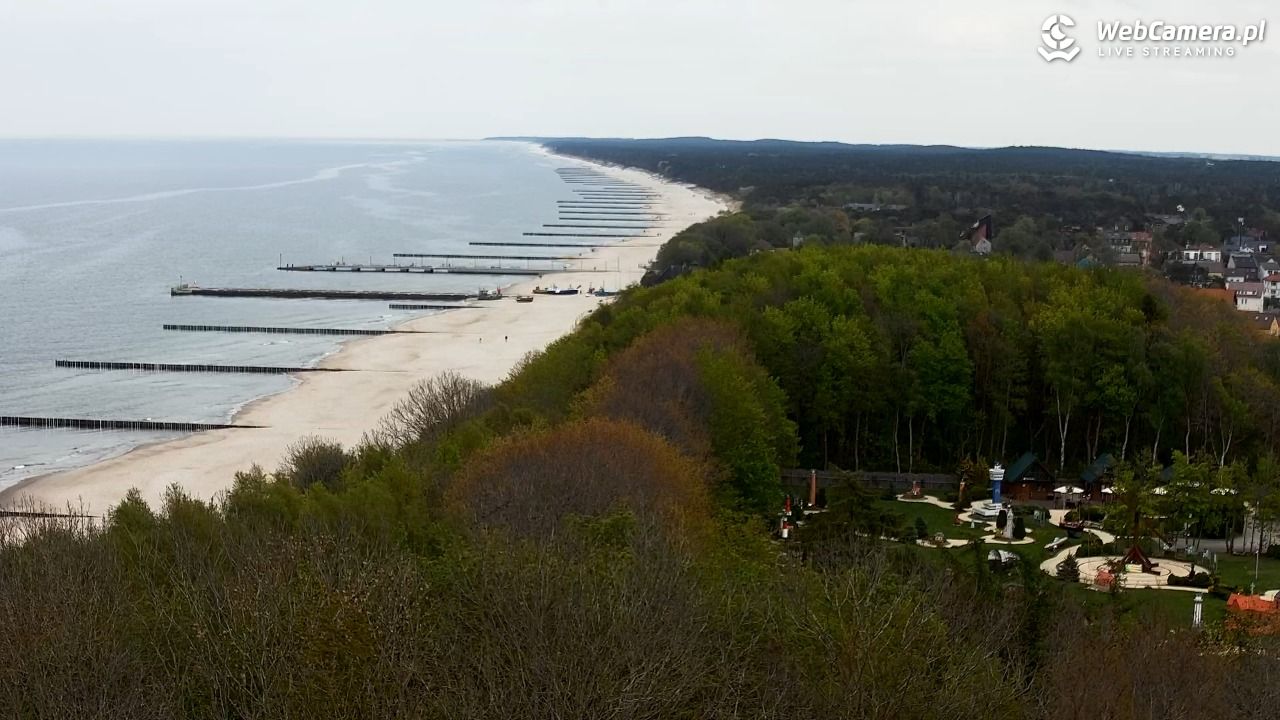 NIECHORZE - panoramiczny widok na plażę - 10 maj 2026, 16:44