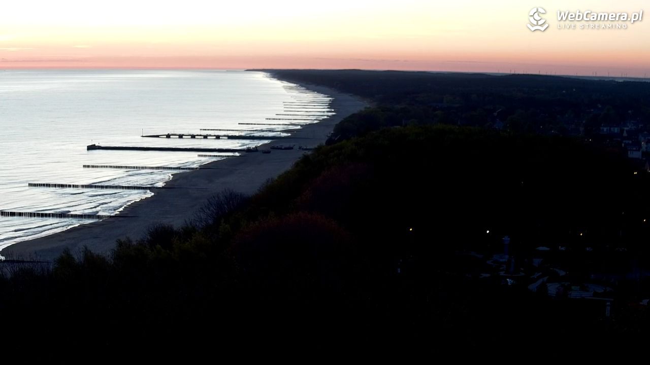 NIECHORZE - panoramiczny widok na plażę - 10 maj 2026, 04:46
