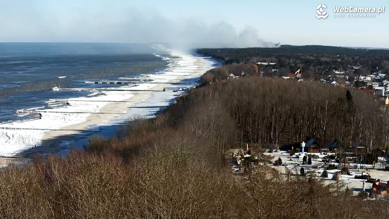 NIECHORZE - panoramiczny widok na plażę - 03 luty 2026, 12:14