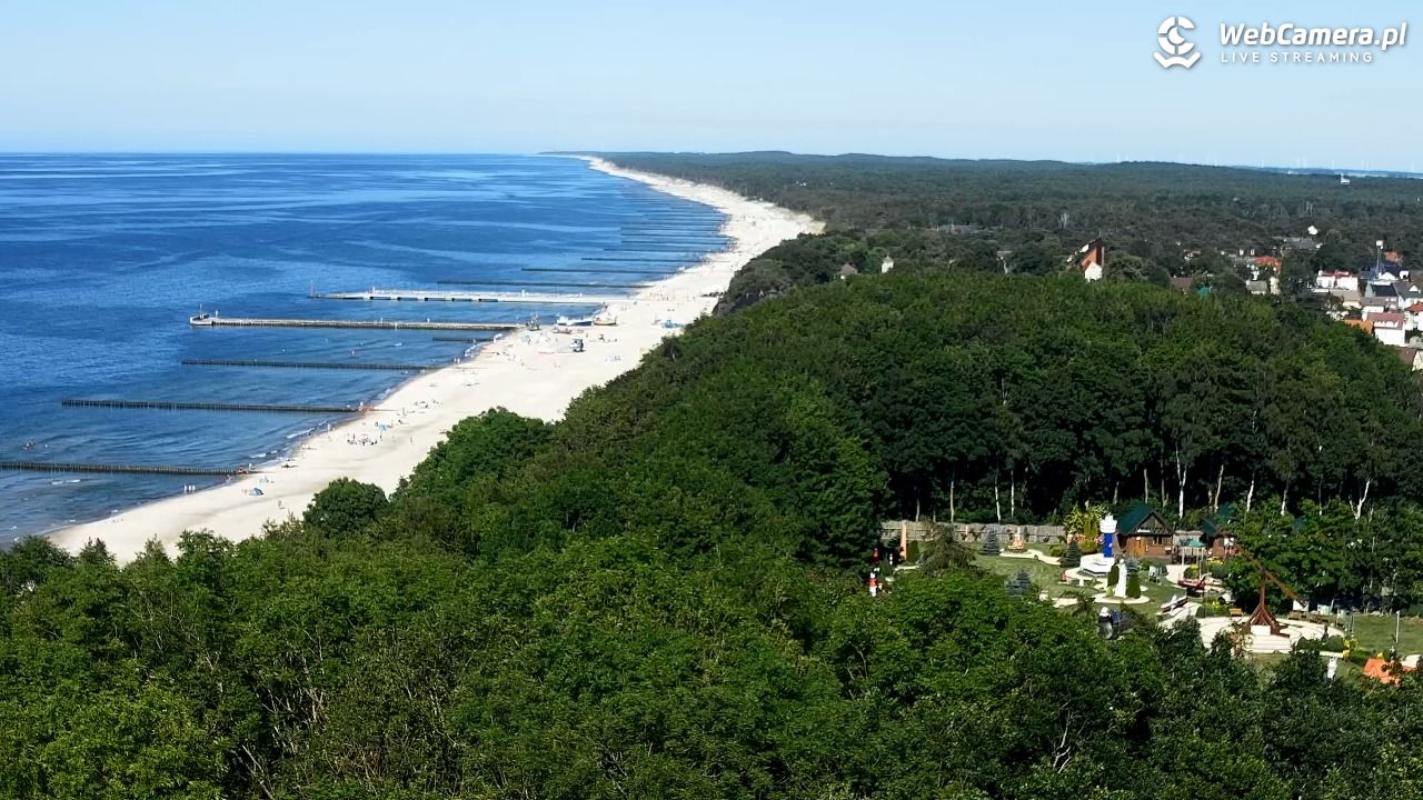 NIECHORZE - panoramiczny widok na plażę - 23 czerwiec 2026, 17:13