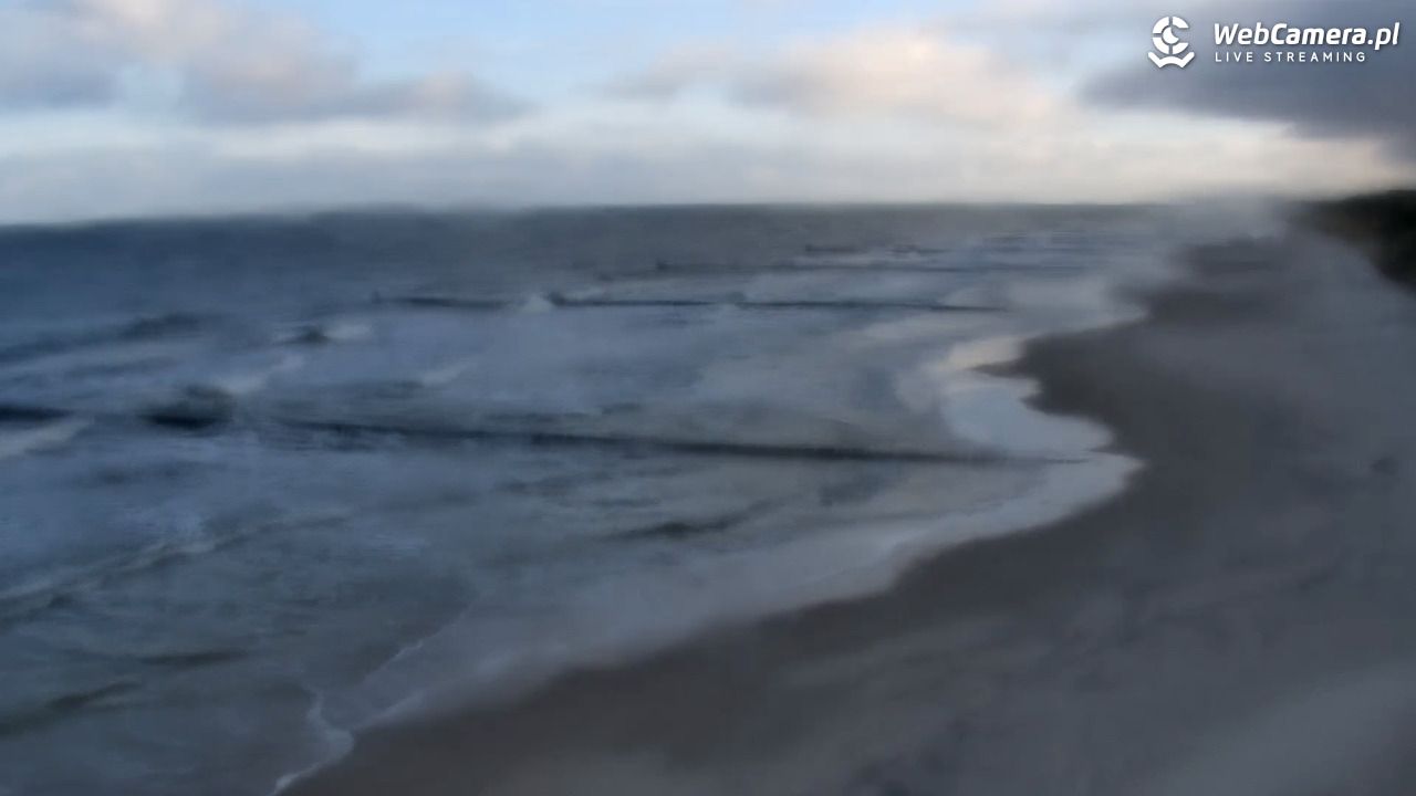 ROGOWO - widok na plażę - 31 październik 2025, 08:56