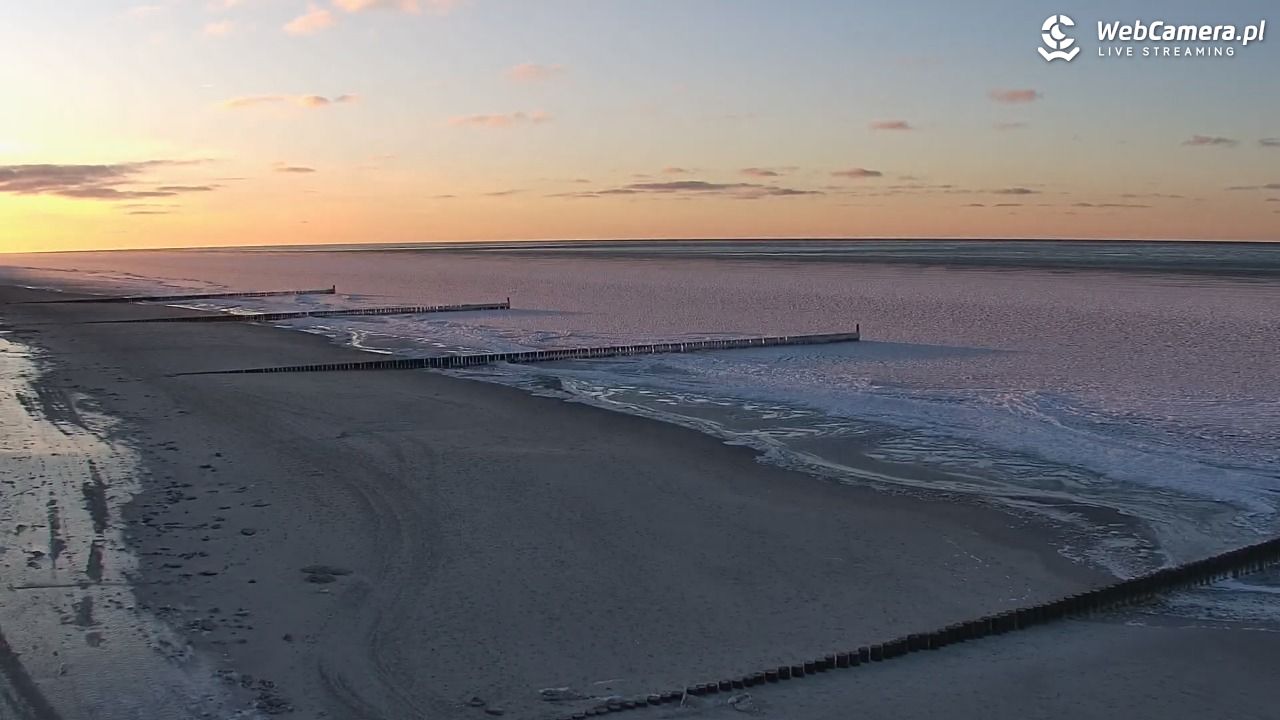 ROGOWO - widok na plażę - 19 luty 2026, 16:55