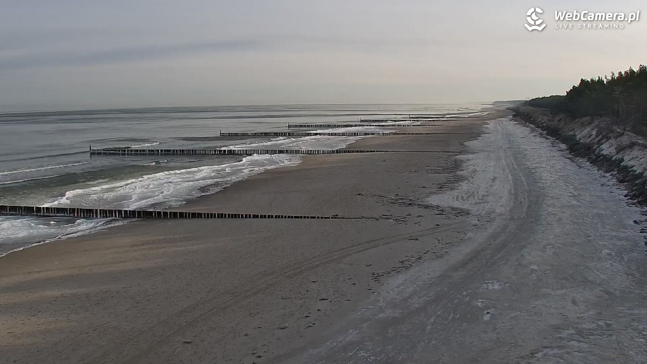ROGOWO - widok na plażę - 20 luty 2026, 08:44