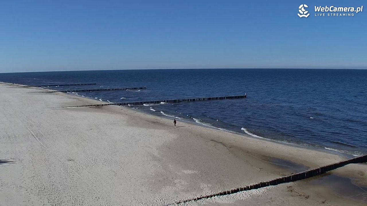 ROGOWO - widok na plażę - 21 marzec 2026, 12:57