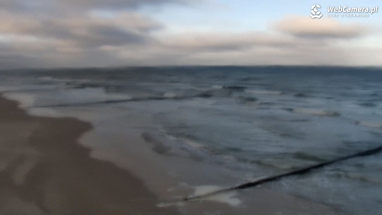 ROGOWO - widok na plażę - 31 październik 2025, 08:58