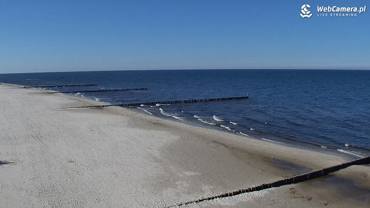 ROGOWO - widok na plażę - 21 marzec 2026, 12:55