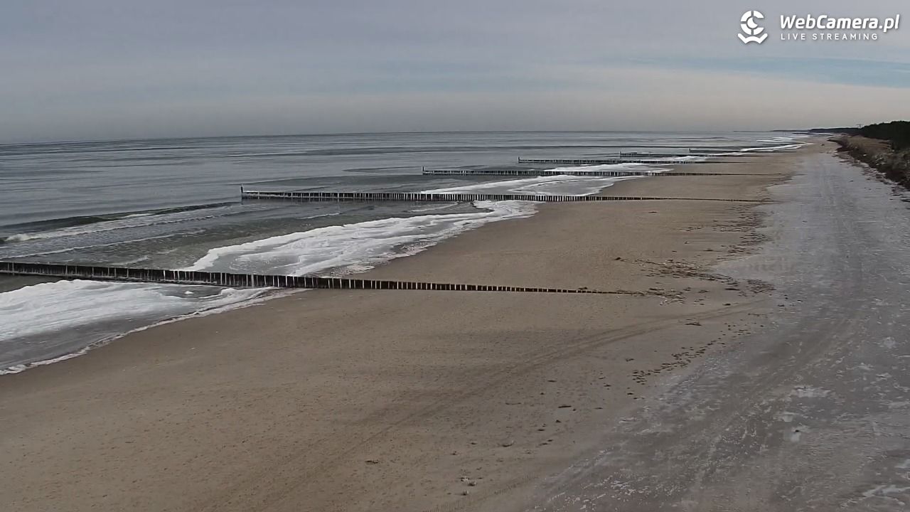 ROGOWO - widok na plażę - 20 luty 2026, 10:36