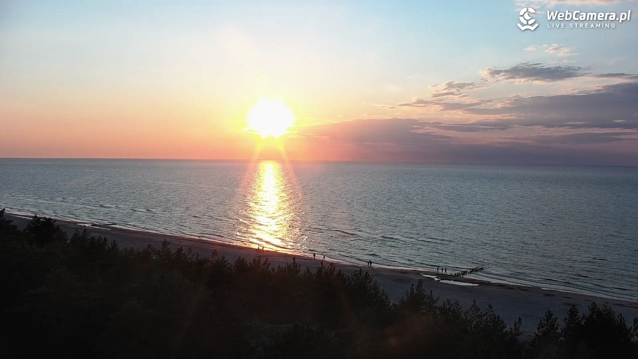 ROGOWO - widok na plażę - 16 lipiec 2026, 20:51