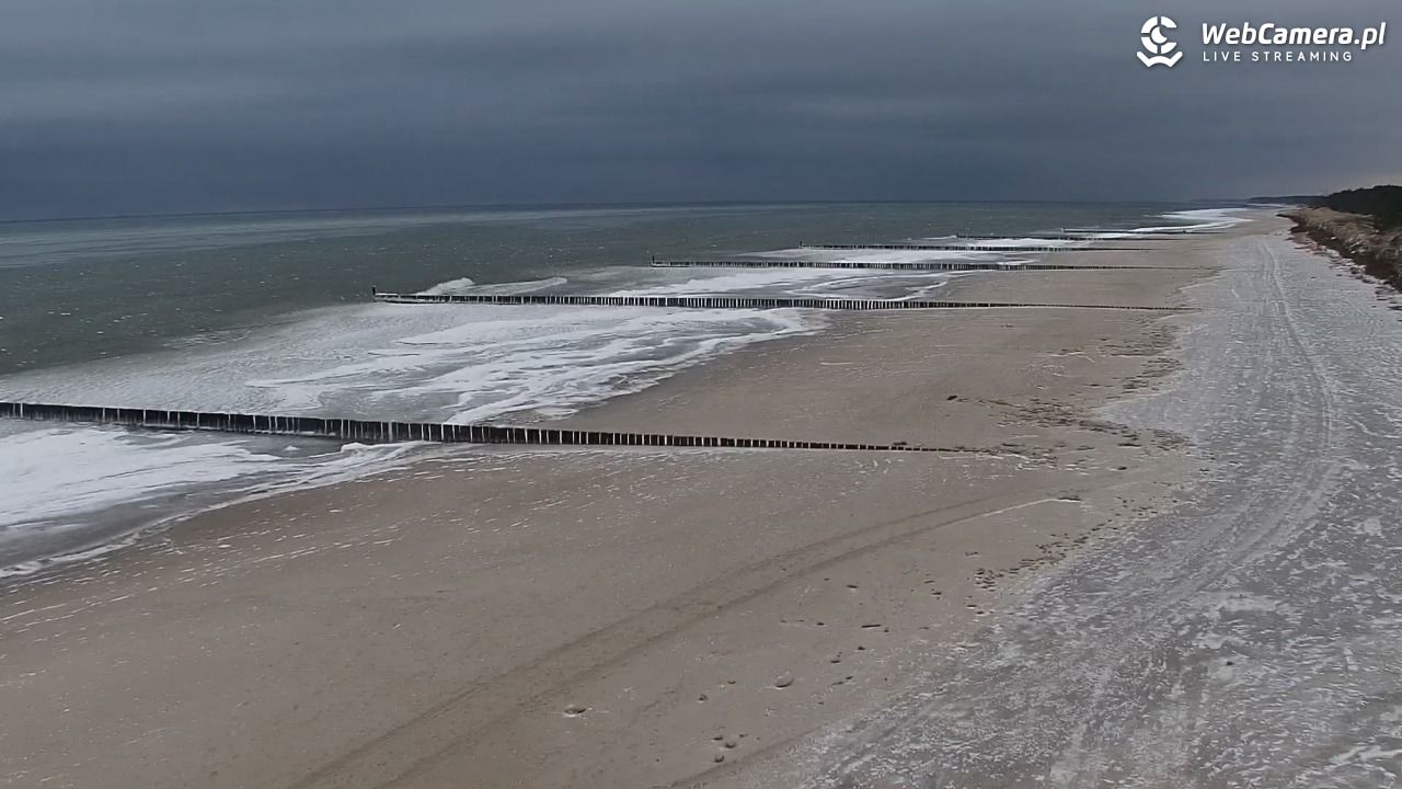 ROGOWO - widok na plażę - 19 luty 2026, 09:25
