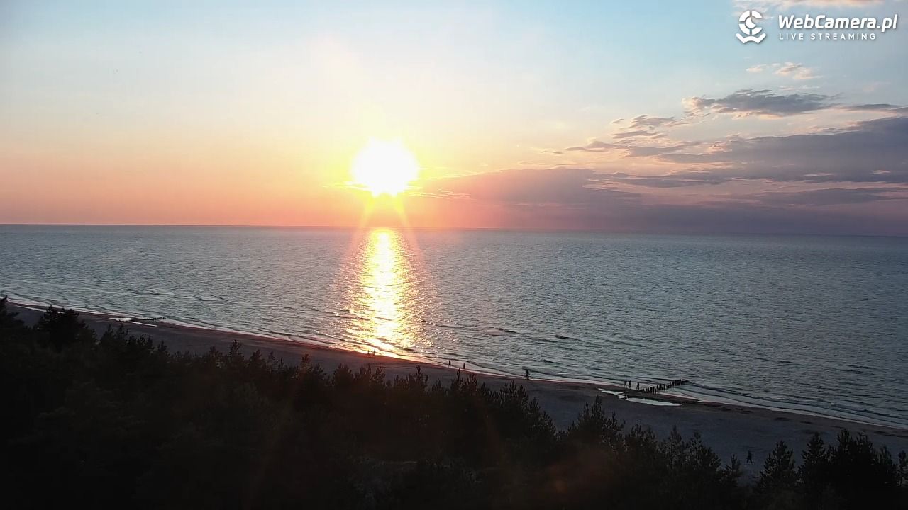 ROGOWO - widok na plażę - 16 lipiec 2026, 20:51