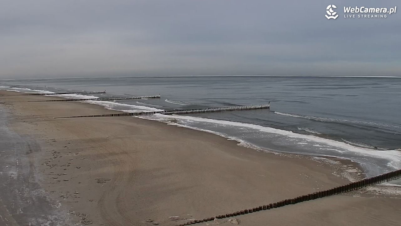 ROGOWO - widok na plażę - 20 luty 2026, 10:35