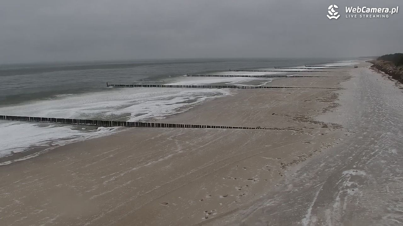 ROGOWO - widok na plażę - 18 luty 2026, 09:35