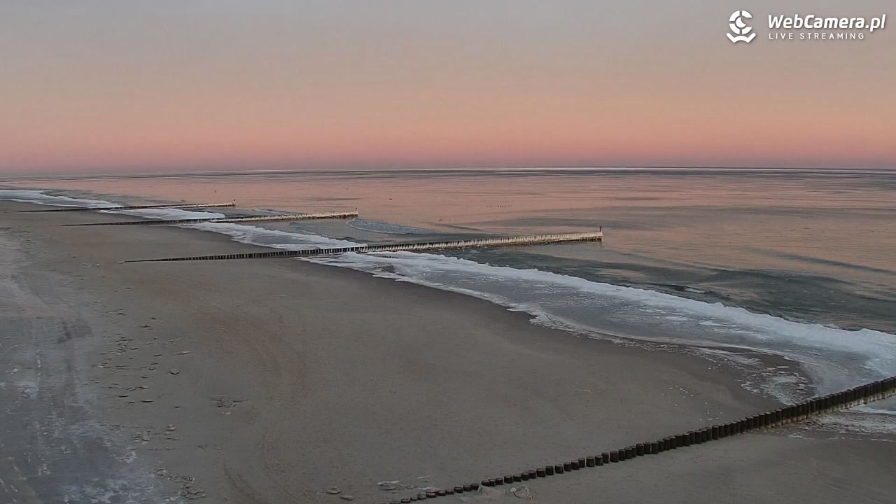 ROGOWO - widok na plażę - 20 luty 2026, 07:14