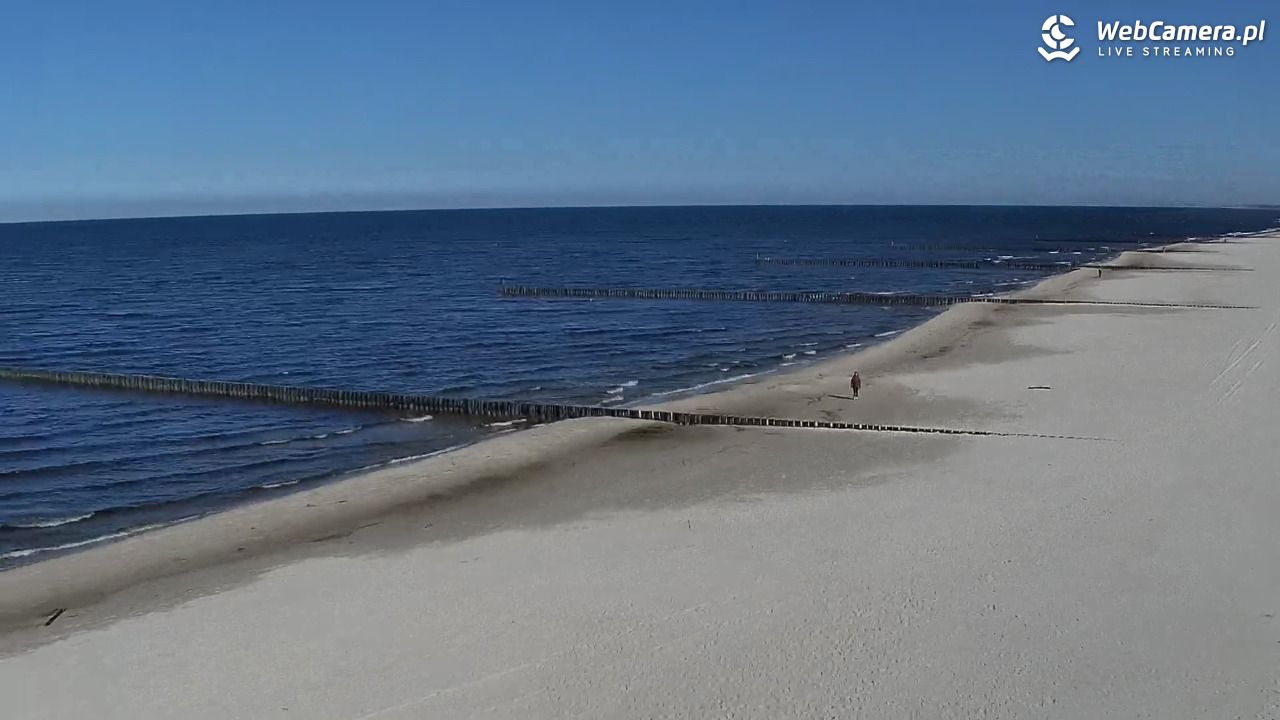ROGOWO - widok na plażę - 21 marzec 2026, 12:55