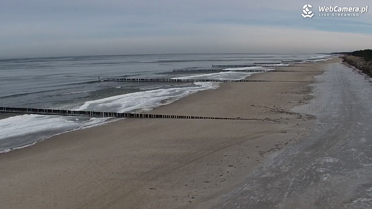 ROGOWO - widok na plażę - 20 luty 2026, 10:25