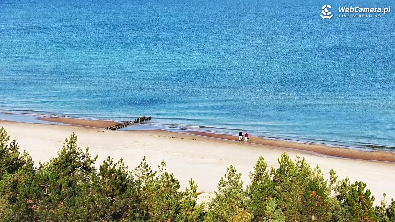 ROGOWO - widok na plażę - 16 październik 2026, 08:50