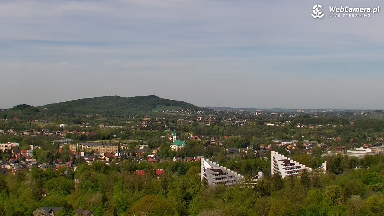 USTROŃ - widok z Uzdrowiska Ustroń NOWOŚĆ - 04 maj 2026, 10:25
