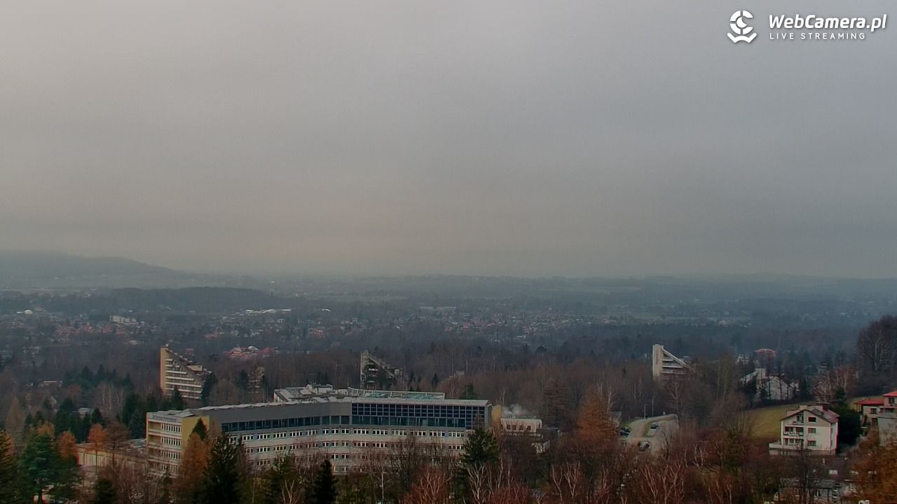 USTROŃ - widok z Uzdrowiska Ustroń NOWOŚĆ - 13 grudzień 2025, 14:51