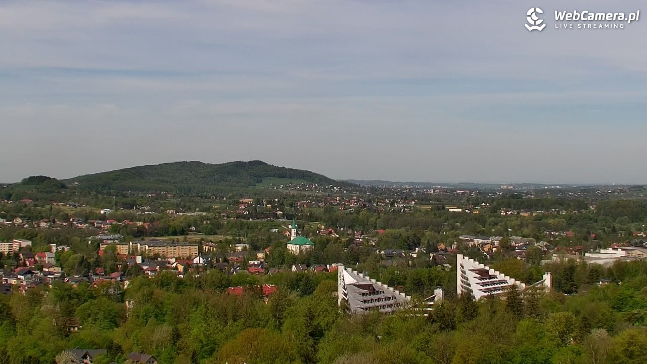 USTROŃ - widok z Uzdrowiska Ustroń NOWOŚĆ - 04 maj 2026, 10:24