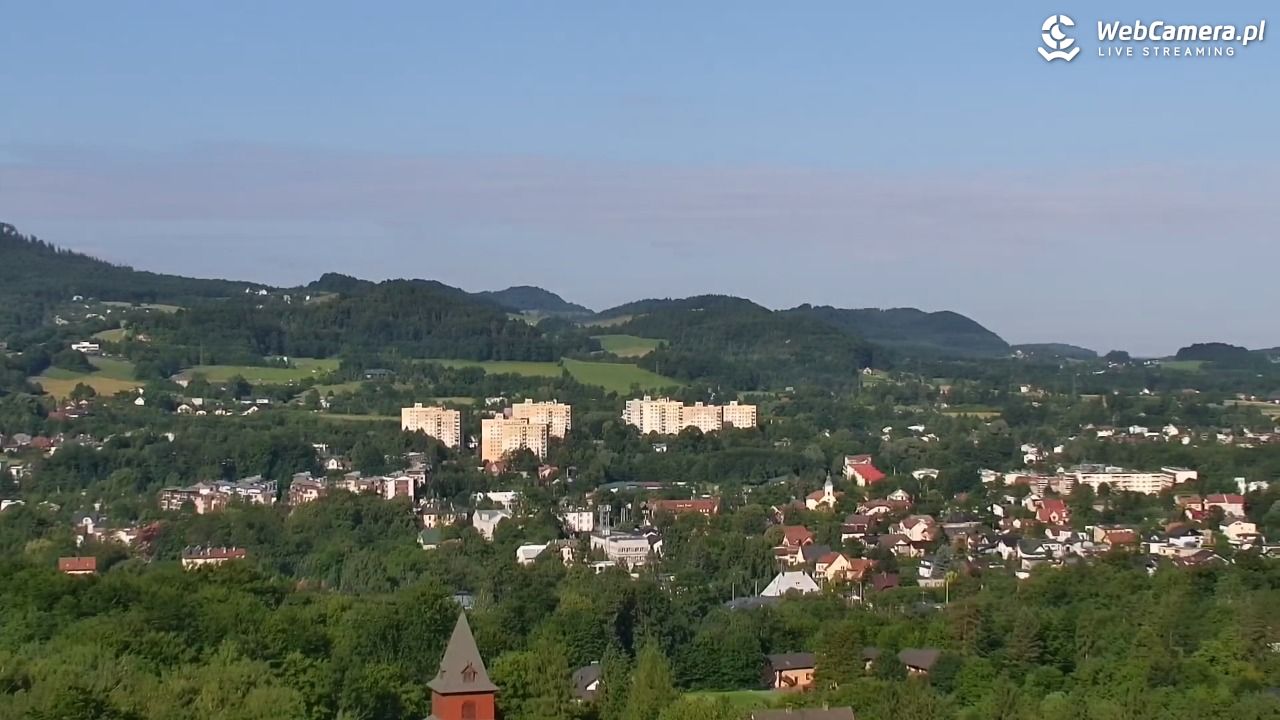 USTROŃ - widok z Uzdrowiska Ustroń NOWOŚĆ - 20 czerwiec 2025, 08:09